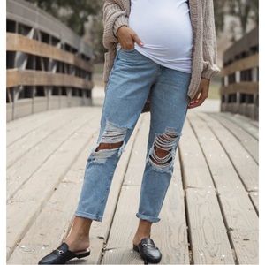 Pink blush Maternity Jeans